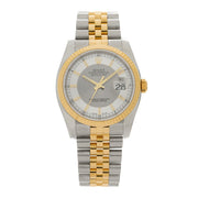 Stainless Steel 18K Yellow Gold 36mm Oyster Perpetual Datejust