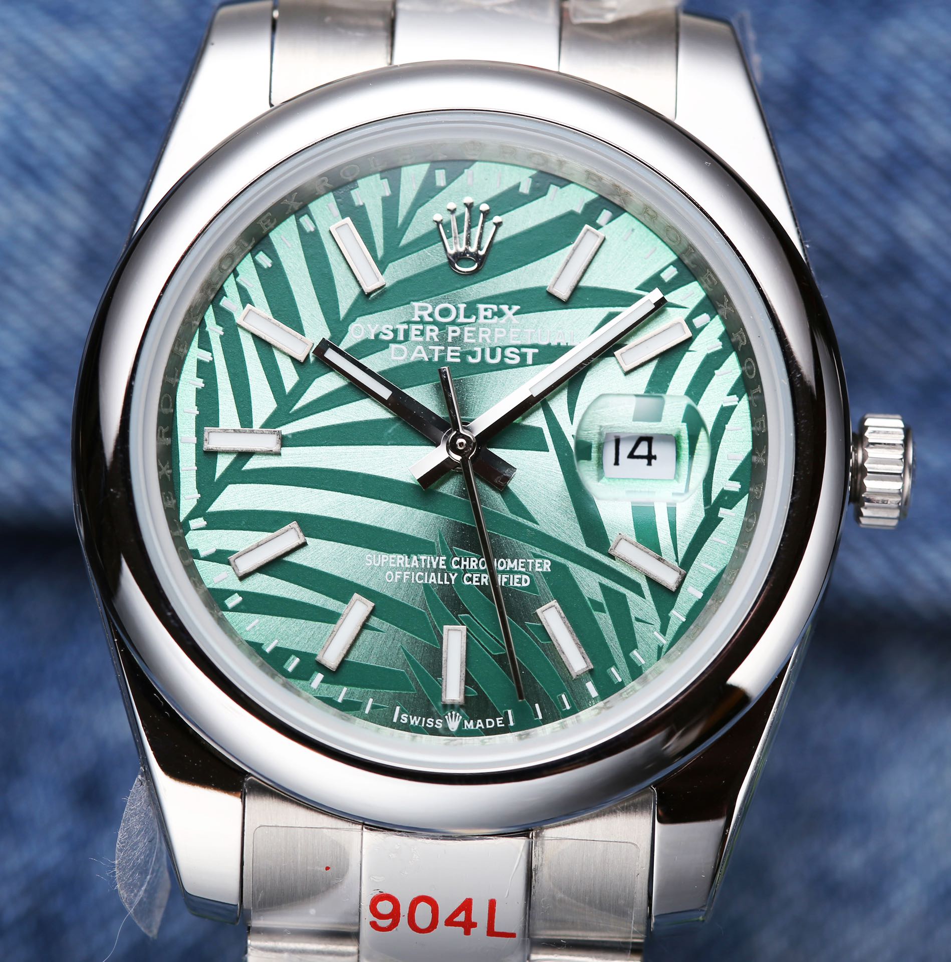 DATEJUST 41 STAINLESS STEEL CUSTOM GREEN DIAL