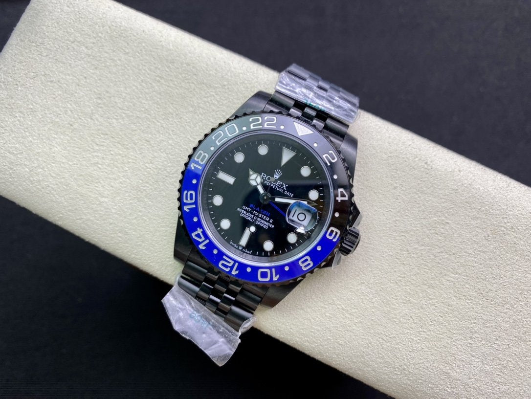 GMT-MASTER II BATMAN CUSTOM ALL BLACK
