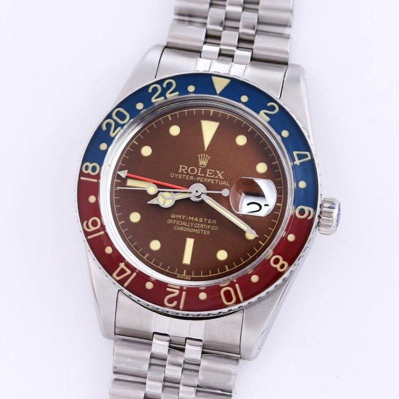 GMT-MASTER VINTAGE PEPSI 40MM BROWN DIAL