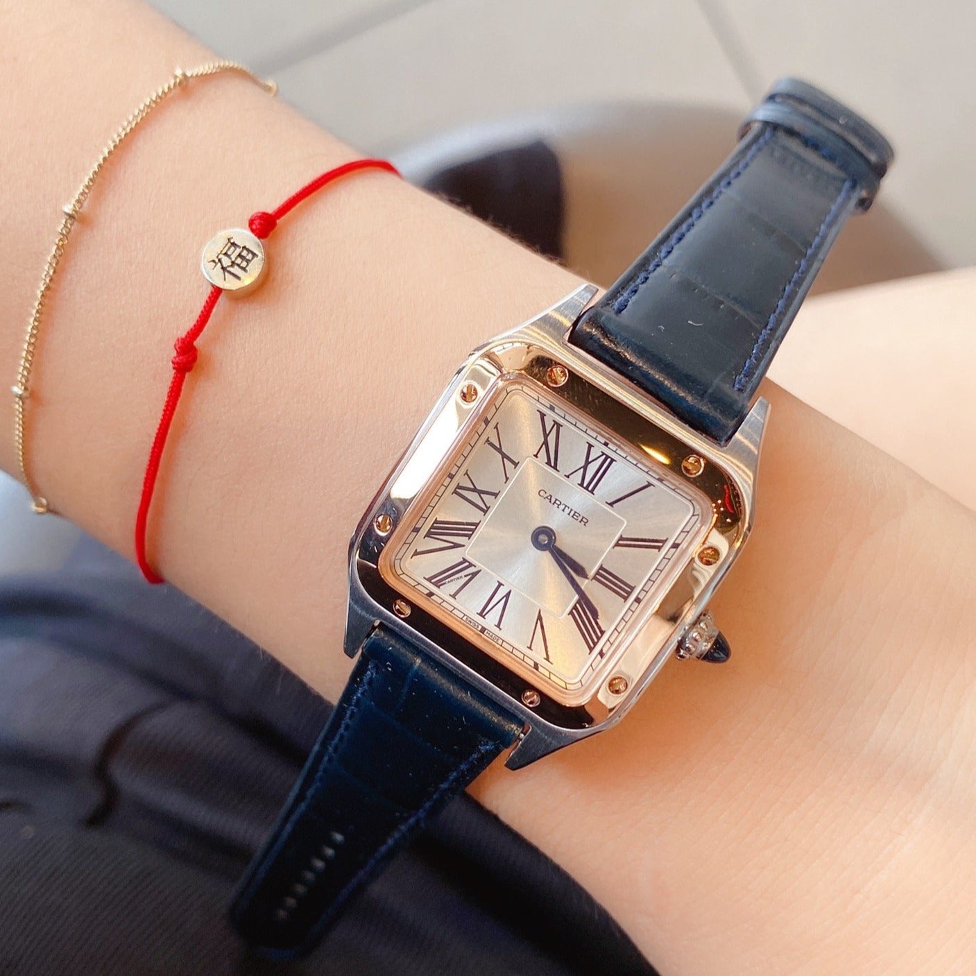 Panthere De Cartie Quartz Pink Gold Case