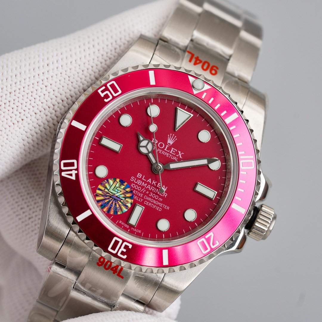 SUBMARINER 40 CUSTOM DARK PINK BEZEL