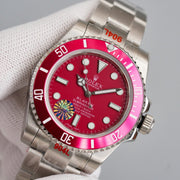 SUBMARINER 40 CUSTOM DARK PINK BEZEL