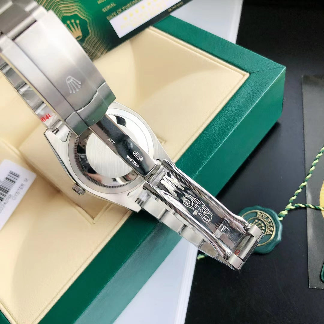 OYSTER PERPETUAL 41MM STAINLESS STEEL PURPLE DIAL