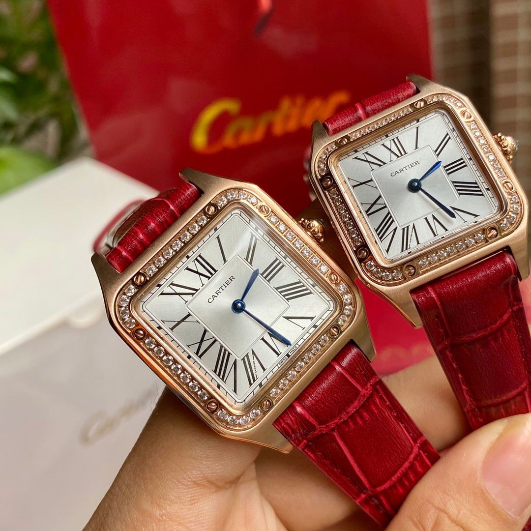 Panthere De Cartie Quartz Pink Gold Case