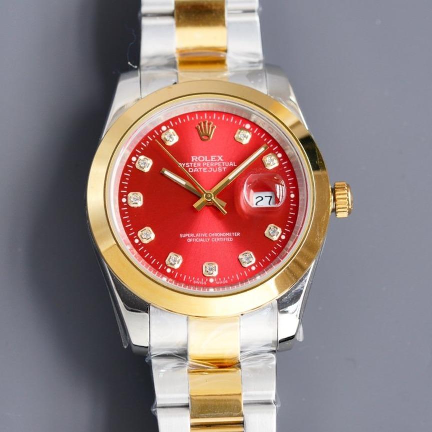 DATEJUST 41MM SMOOTH BEZEL DIAMOND NUMERALS