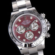 DAYTONA CUSTOM STEEL CASE RED PEARL DIAL