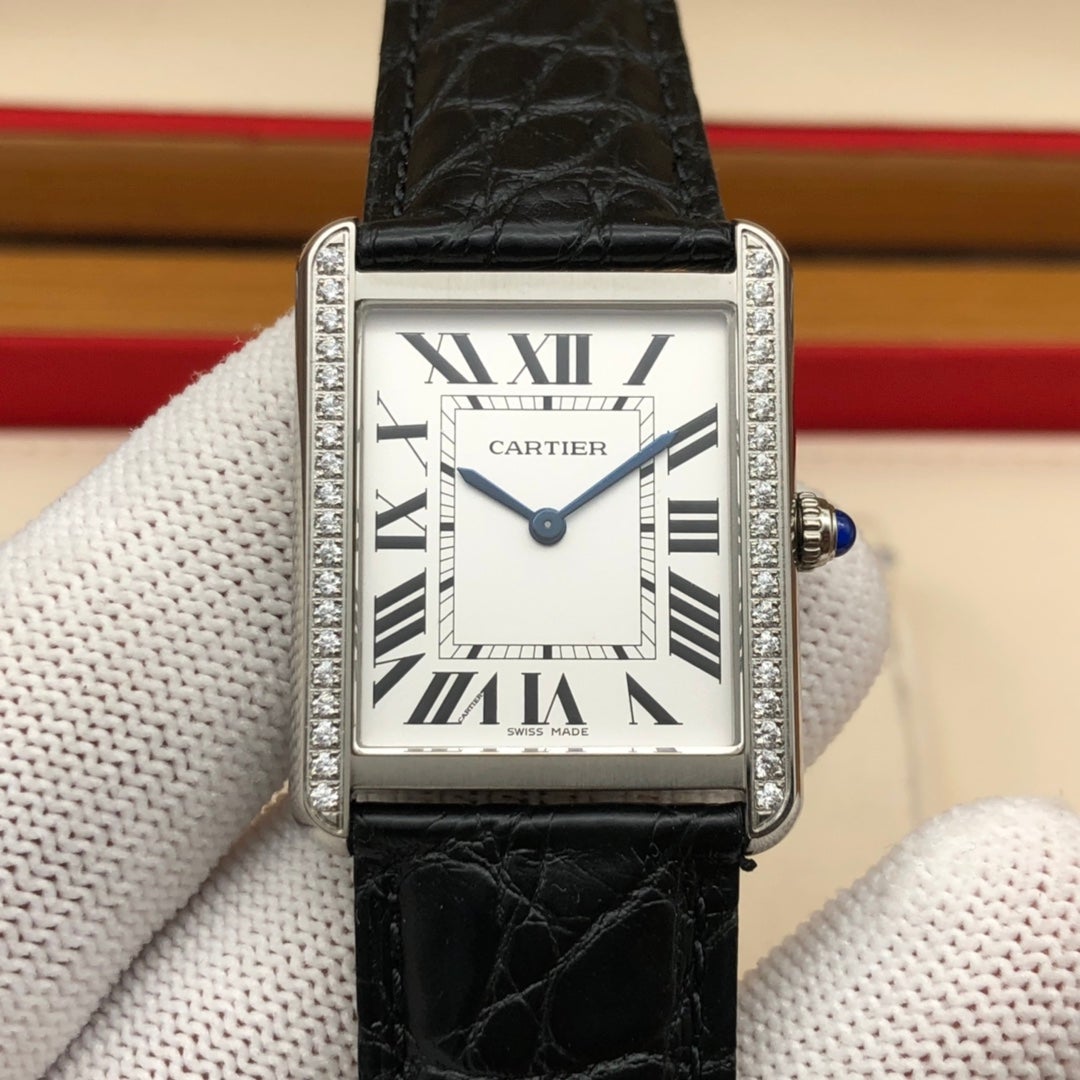 Panthere De Cartie Quartz Pink Gold Case