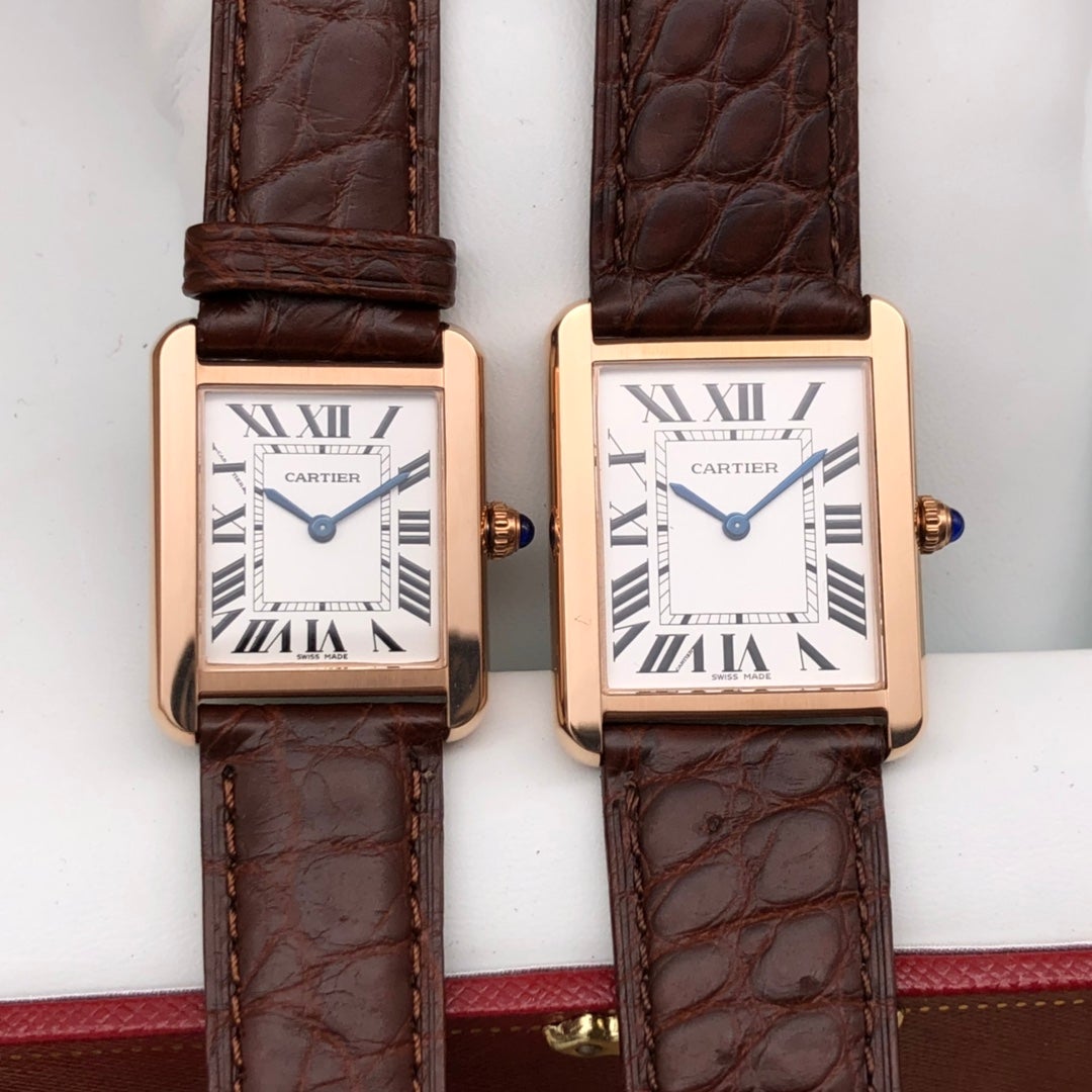 Panthere De Cartie Quartz Pink Gold Case