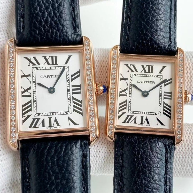 Panthere De Cartie Quartz Pink Gold Case