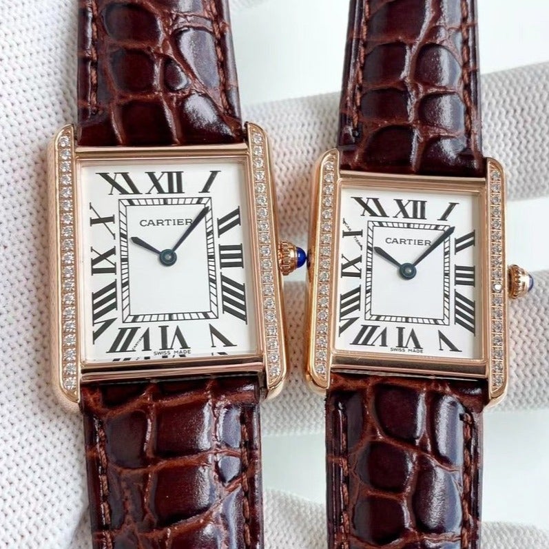 Panthere De Cartie Quartz Pink Gold Case