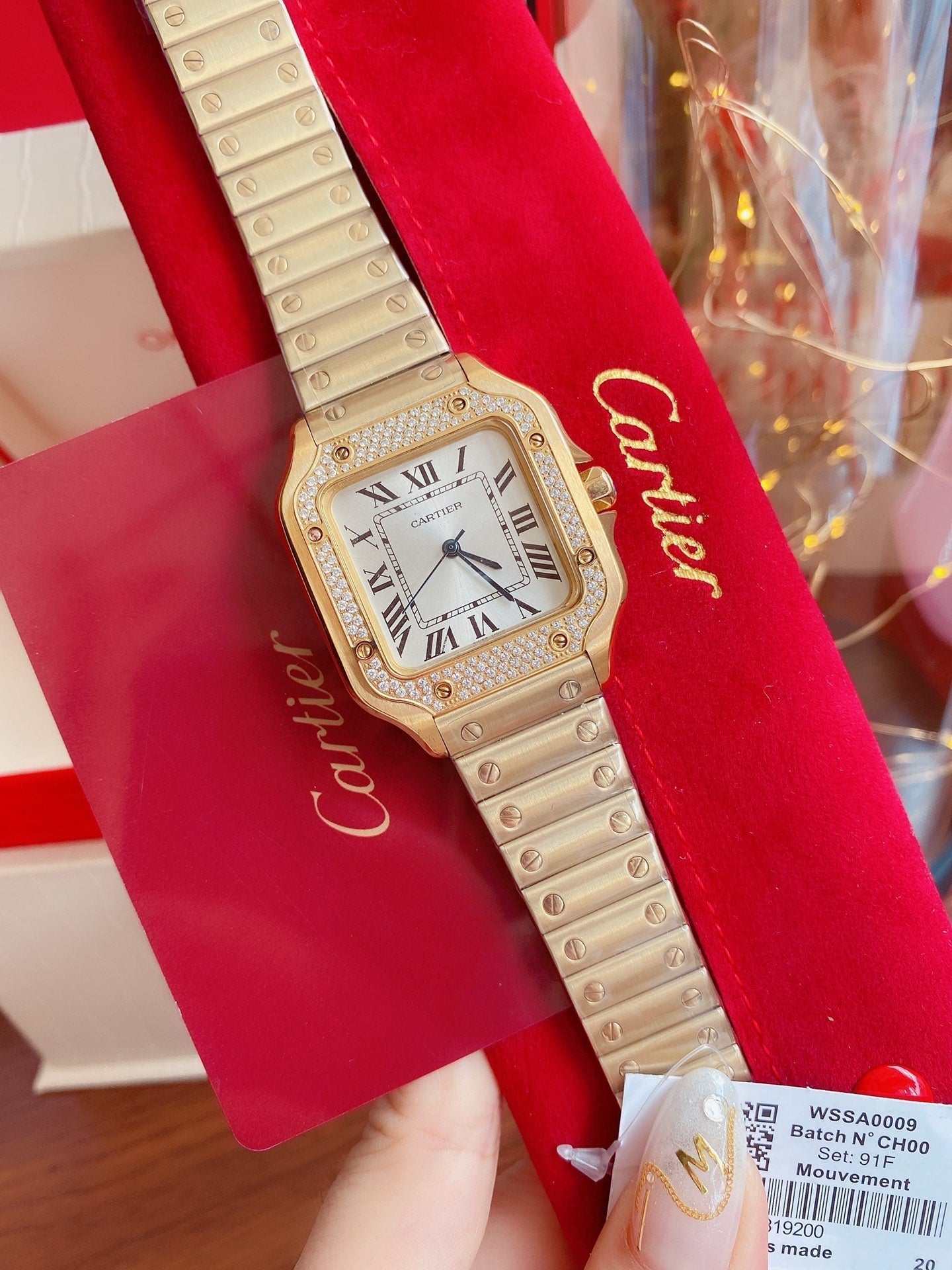 Panthere De Cartie Quartz Pink Gold Case