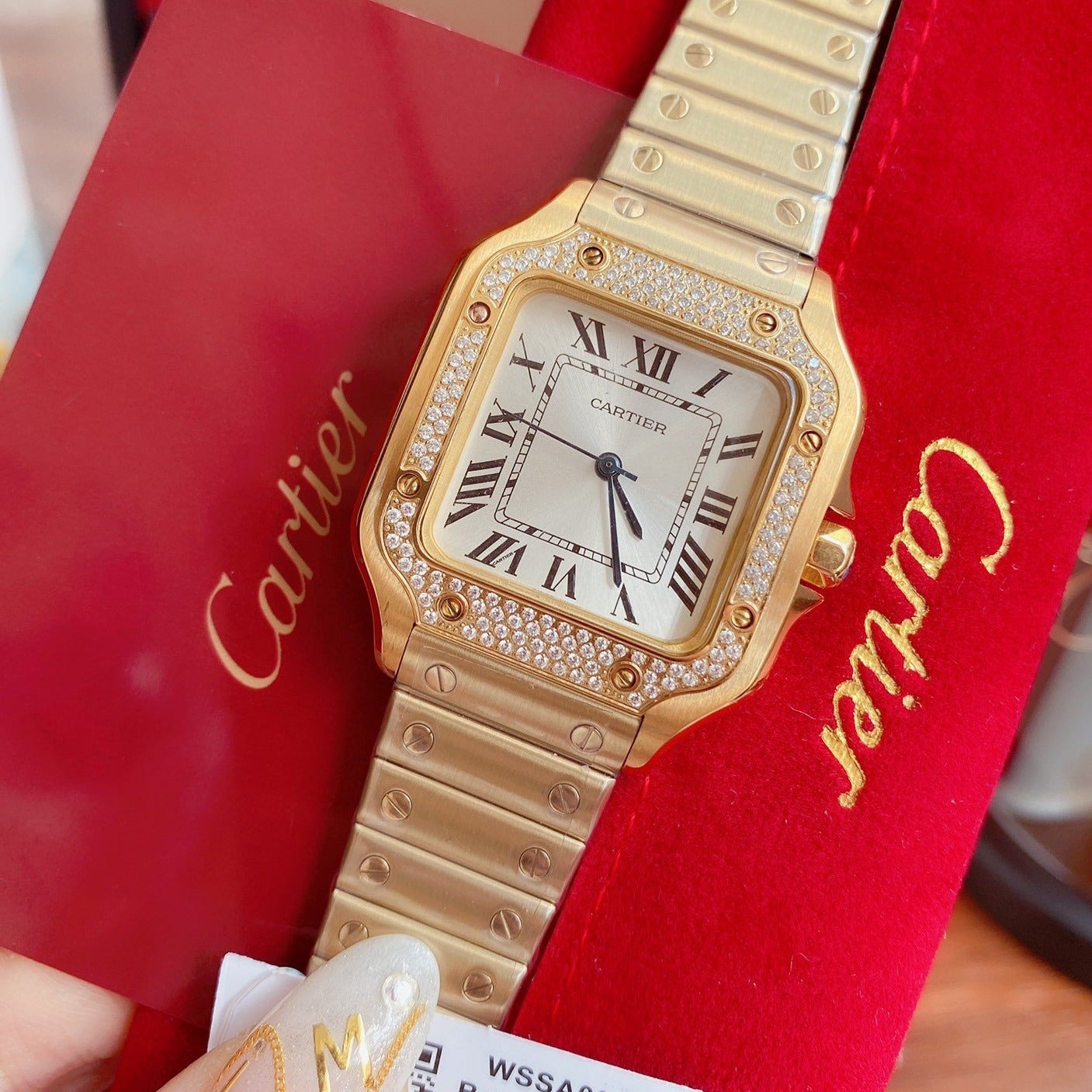 Panthere De Cartie Quartz Pink Gold Case