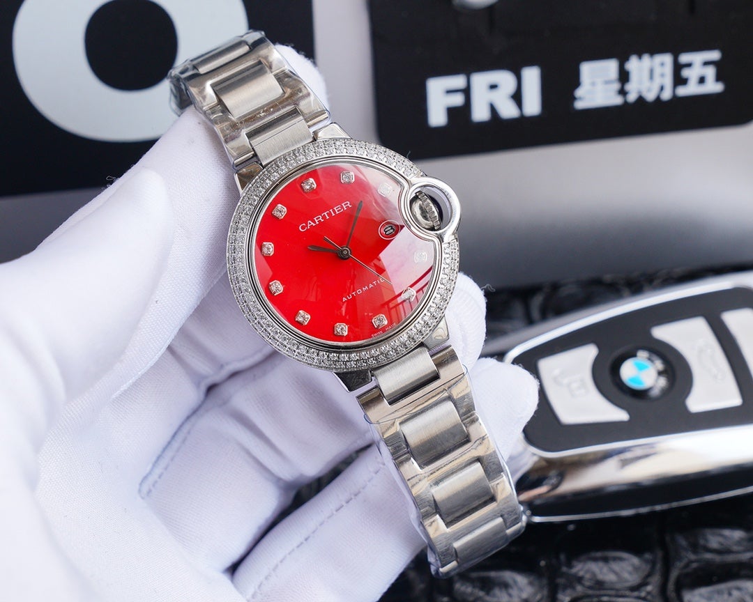 Panthere De Cartie Quartz Pink Gold Case