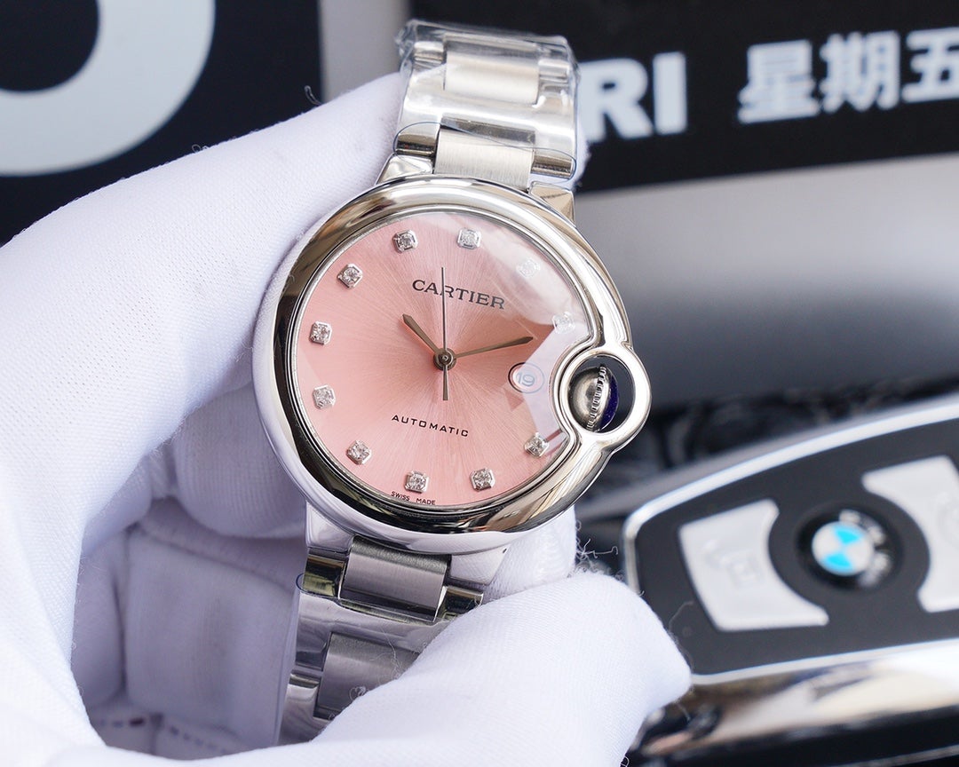 Panthere De Cartie Quartz Pink Gold Case