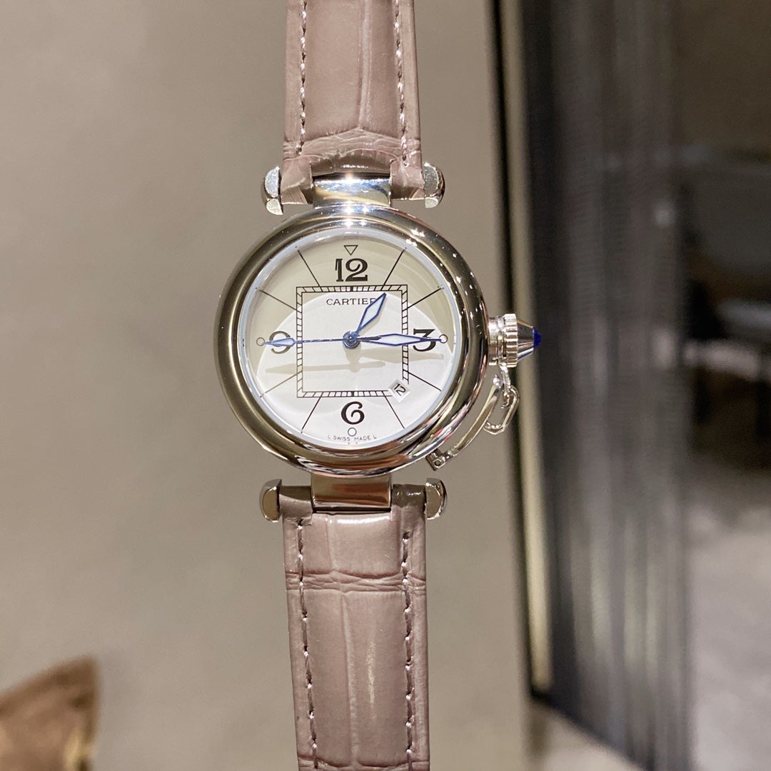Panthere De Cartie Quartz Pink Gold Case