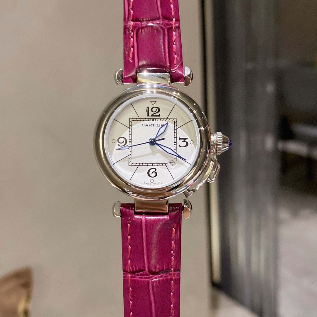 Panthere De Cartie Quartz Pink Gold Case