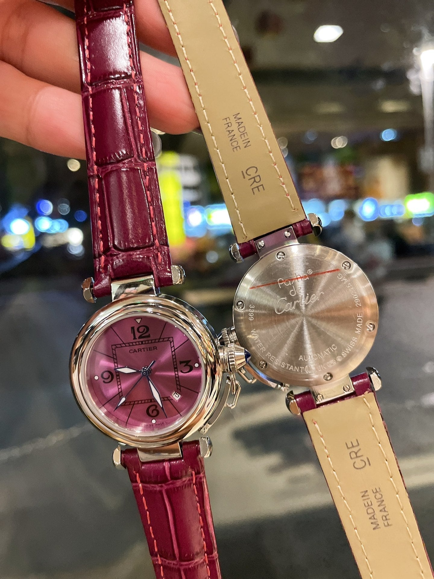 Panthere De Cartie Quartz Pink Gold Case