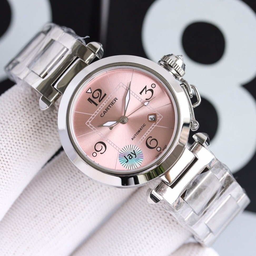 Panthere De Cartie Quartz Pink Gold Case