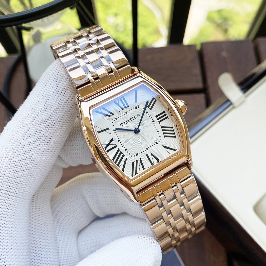 Panthere De Cartie Quartz Pink Gold Case