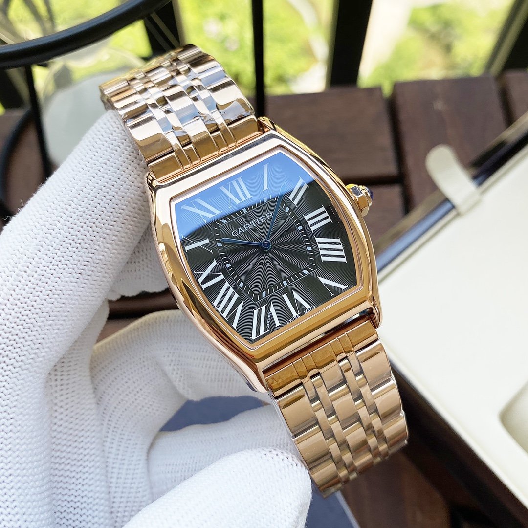 Panthere De Cartie Quartz Pink Gold Case