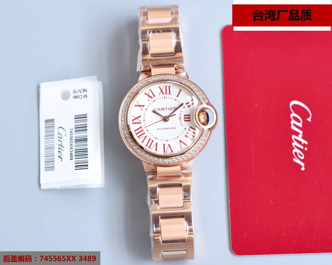 Panthere De Cartie Quartz Pink Gold Case