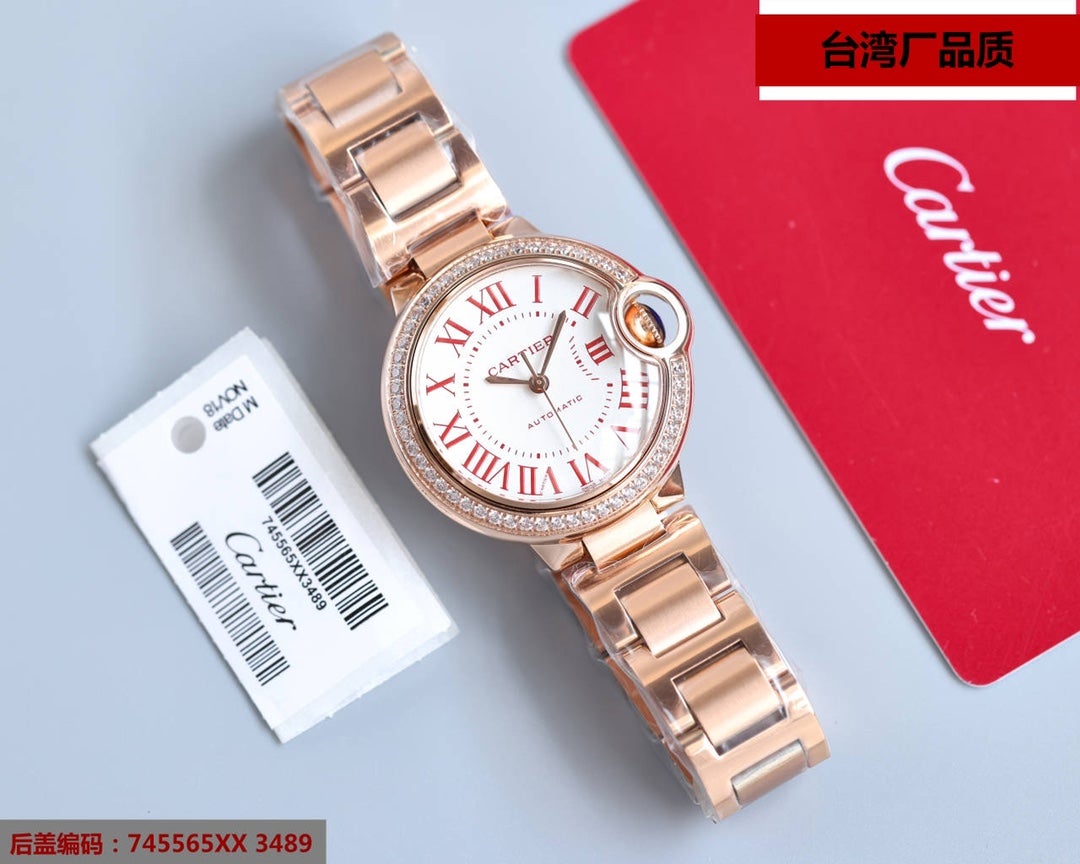 Panthere De Cartie Quartz Pink Gold Case