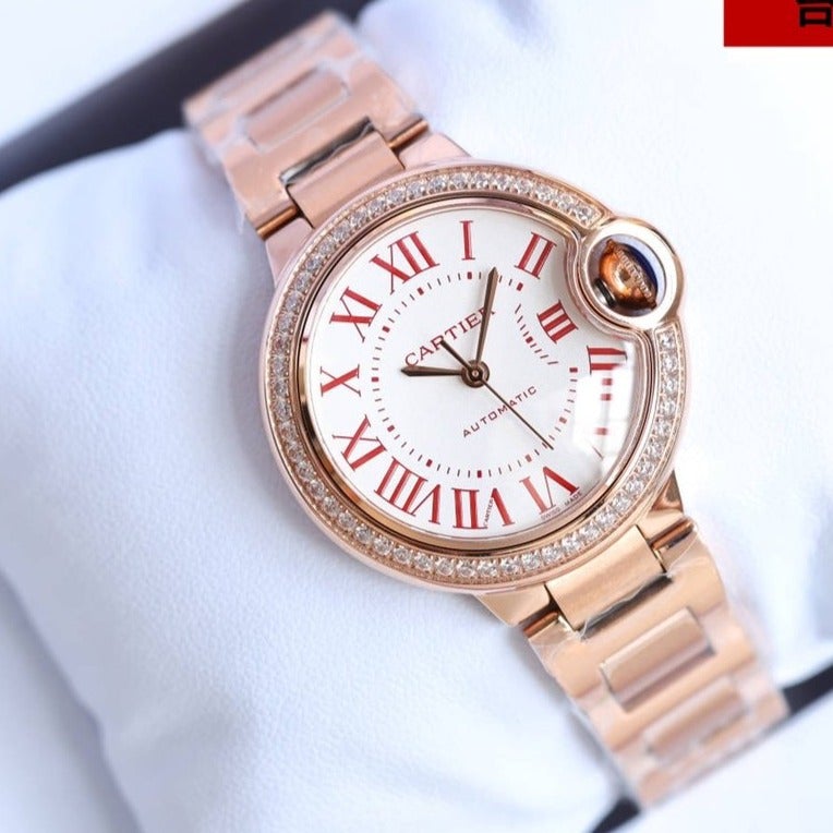 Panthere De Cartie Quartz Pink Gold Case
