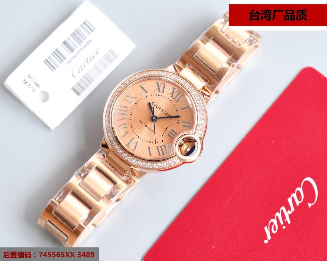 Panthere De Cartie Quartz Pink Gold Case