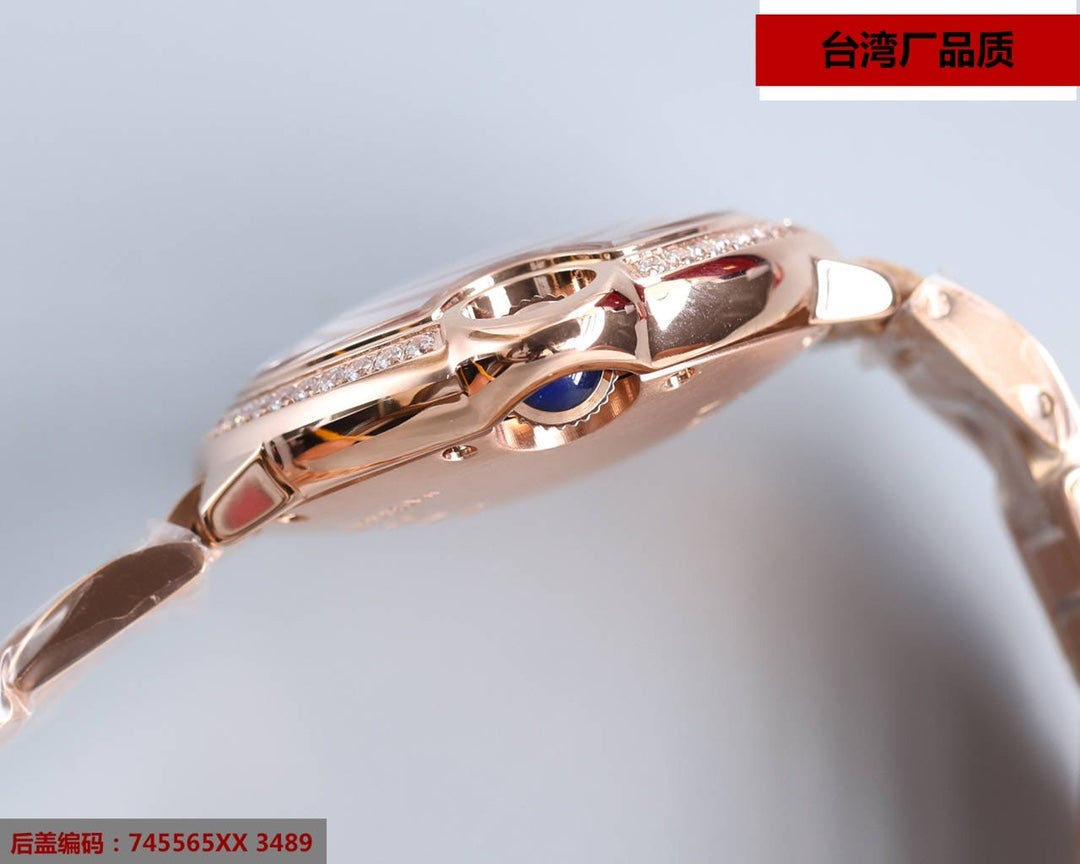 Panthere De Cartie Quartz Pink Gold Case