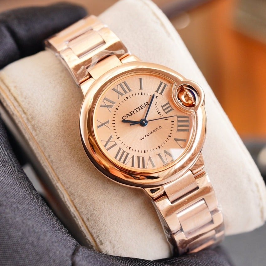 Panthere De Cartie Quartz Pink Gold Case