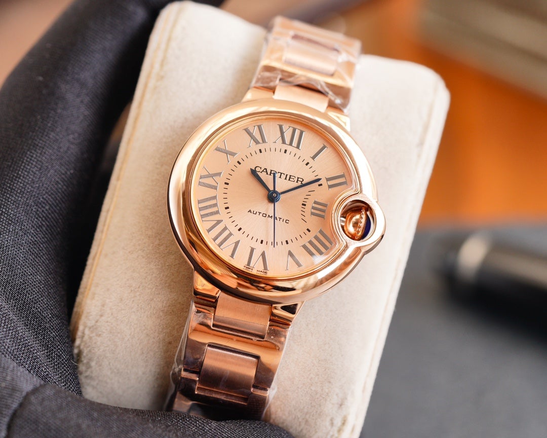 Panthere De Cartie Quartz Pink Gold Case