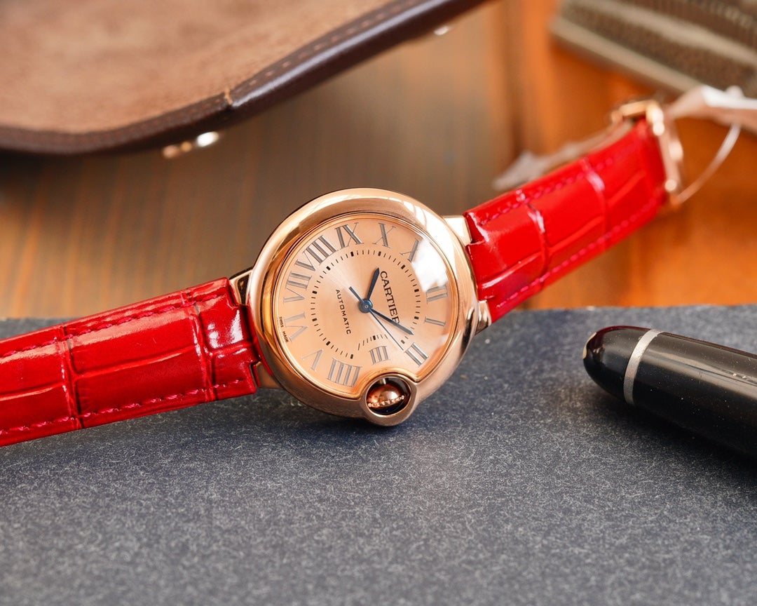 Panthere De Cartie Quartz Pink Gold Case