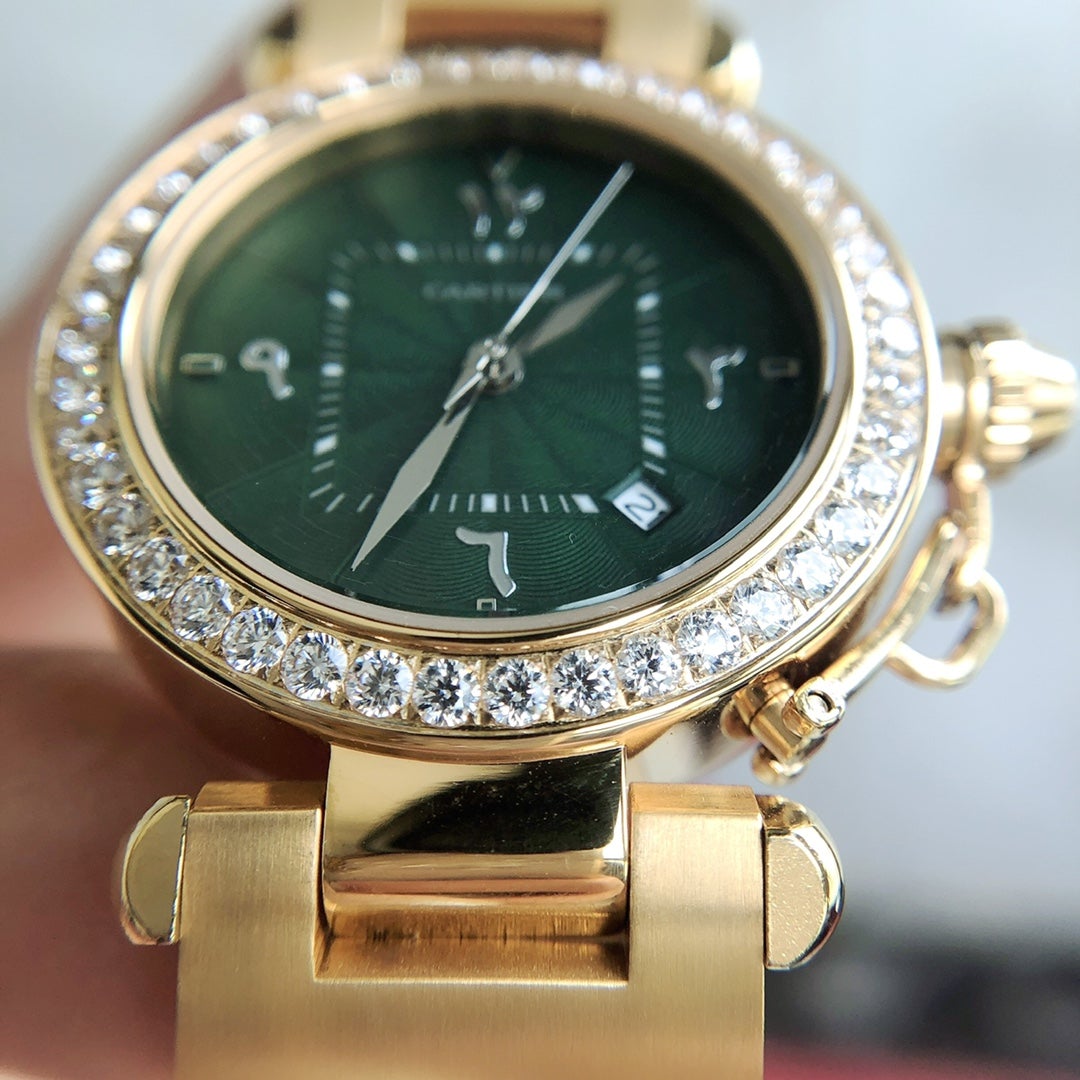 Panthere De Cartie Quartz Pink Gold Case