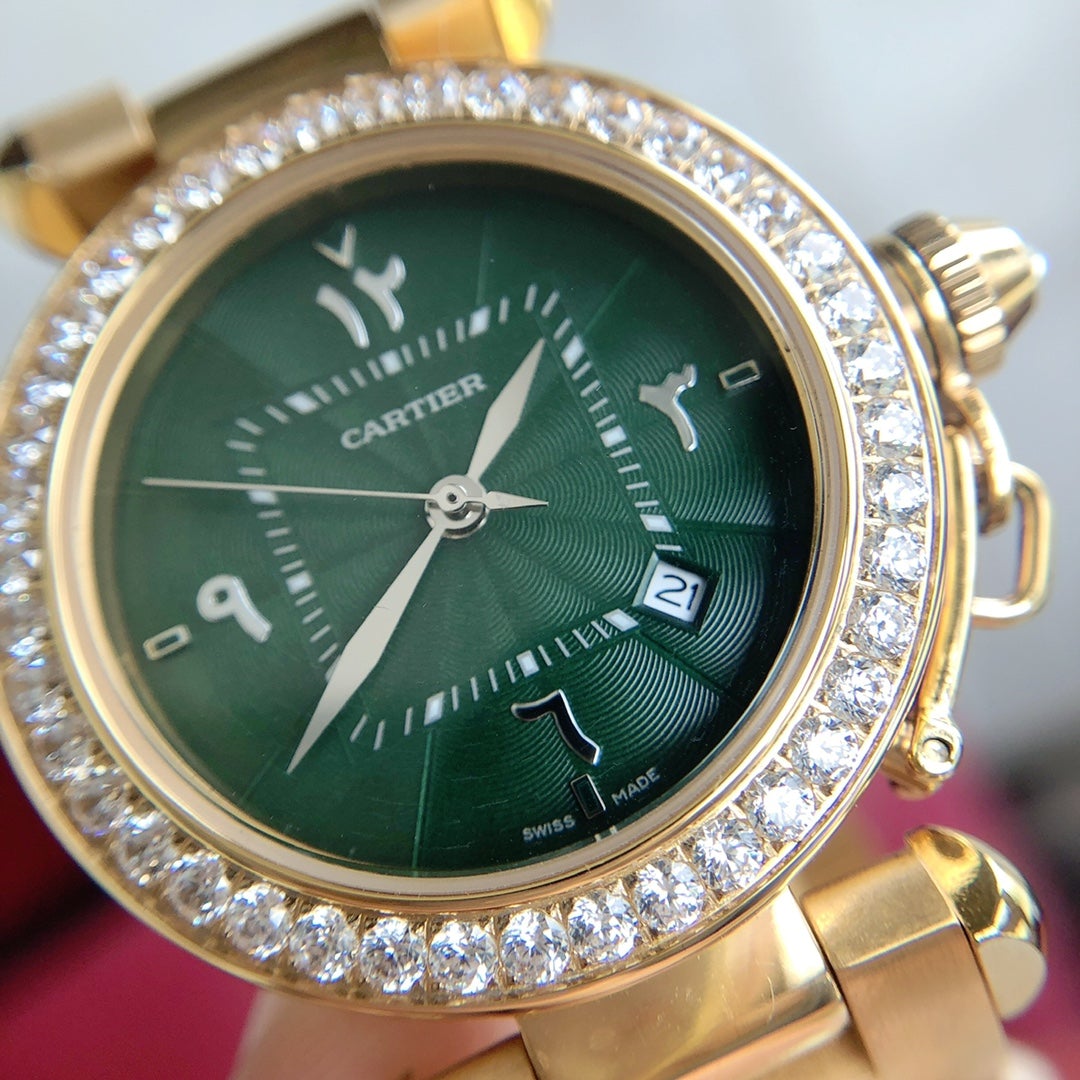 Panthere De Cartie Quartz Pink Gold Case