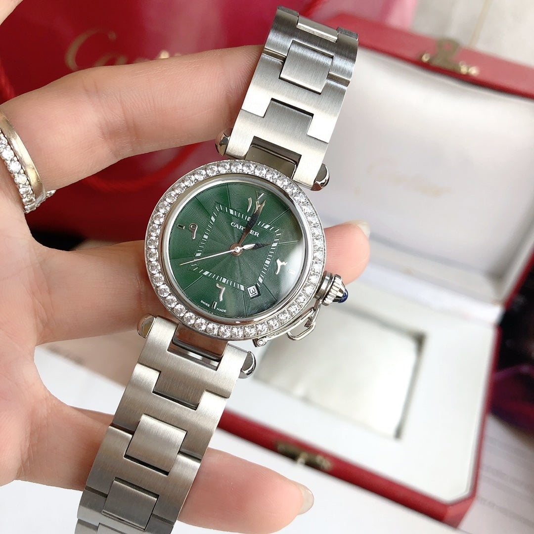 Panthere De Cartie Quartz Pink Gold Case