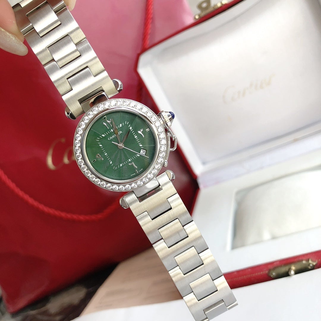 Panthere De Cartie Quartz Pink Gold Case