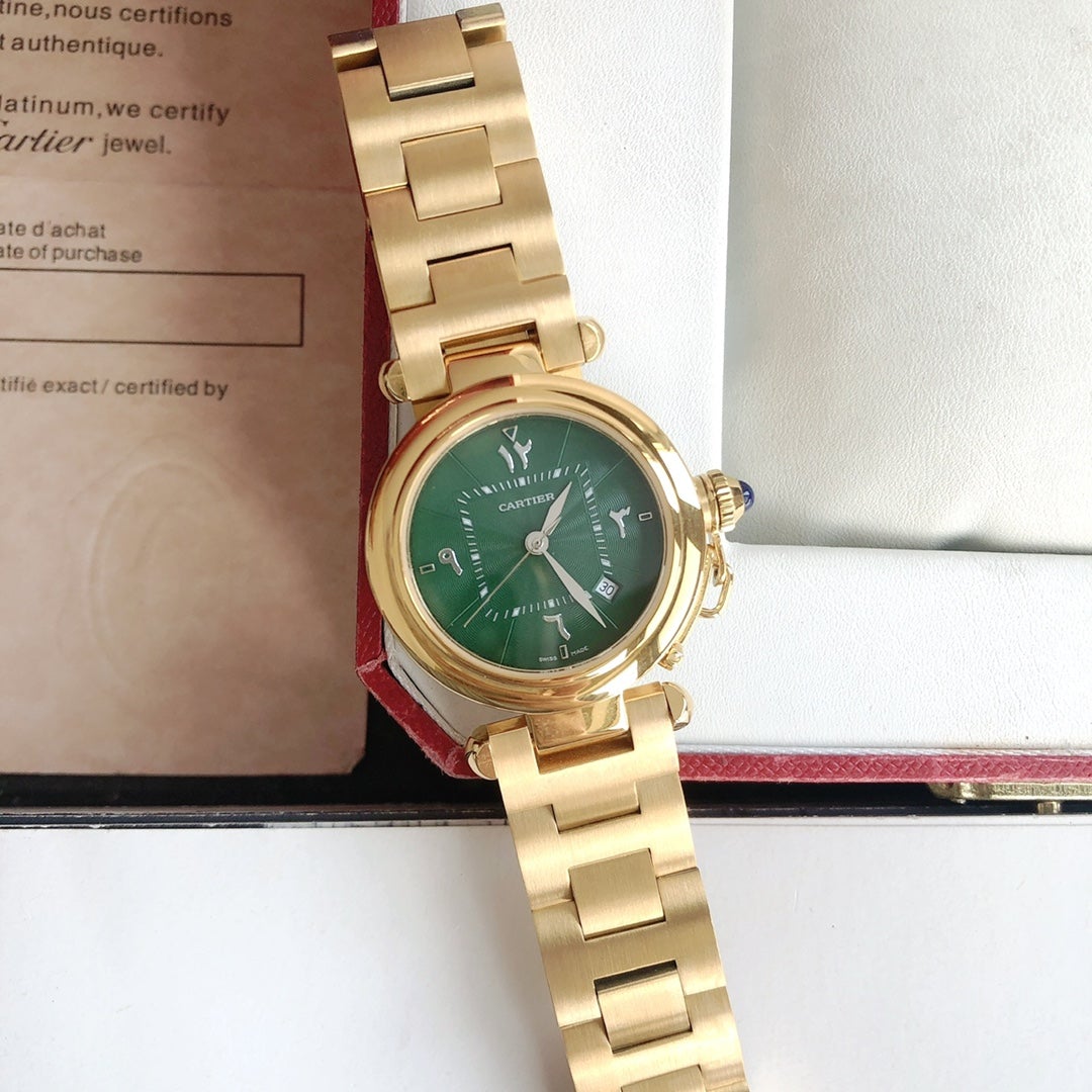 Panthere De Cartie Quartz Pink Gold Case