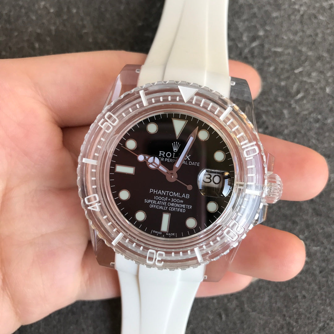 SUBMARINER DATE 40 CUSTOM SAPPHIRE BLACK DIAL