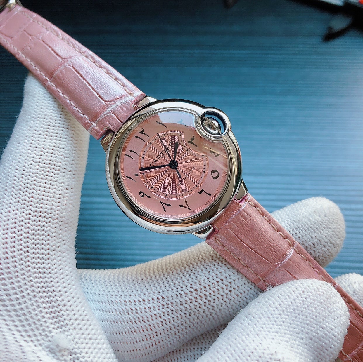 Panthere De Cartie Quartz Pink Gold Case