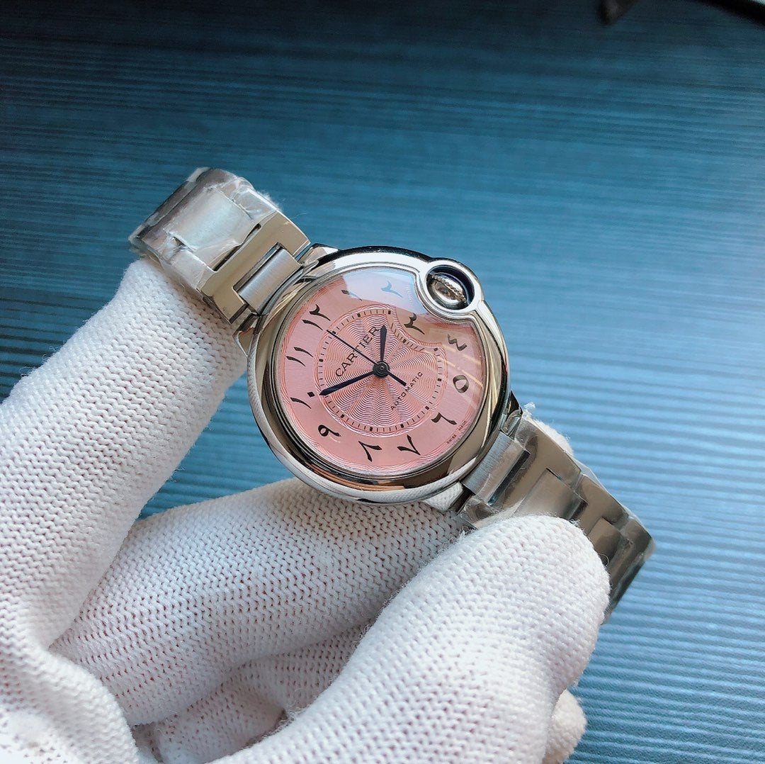Panthere De Cartie Quartz Pink Gold Case