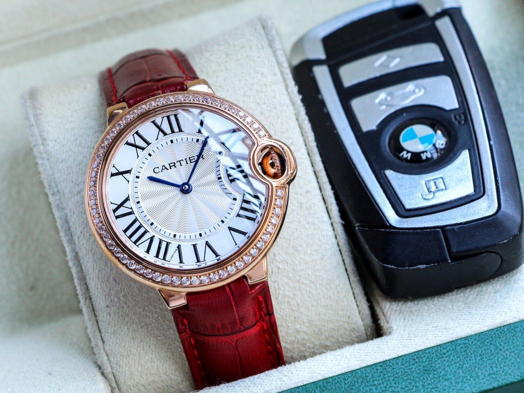 Panthere De Cartie Quartz Pink Gold Case