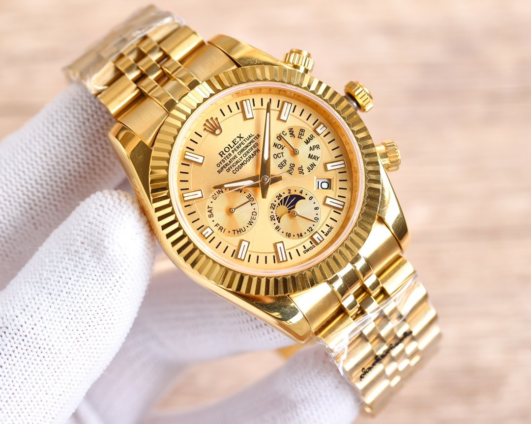 DATEJUST 41MM GOLD CASE CHRONOGRAPH