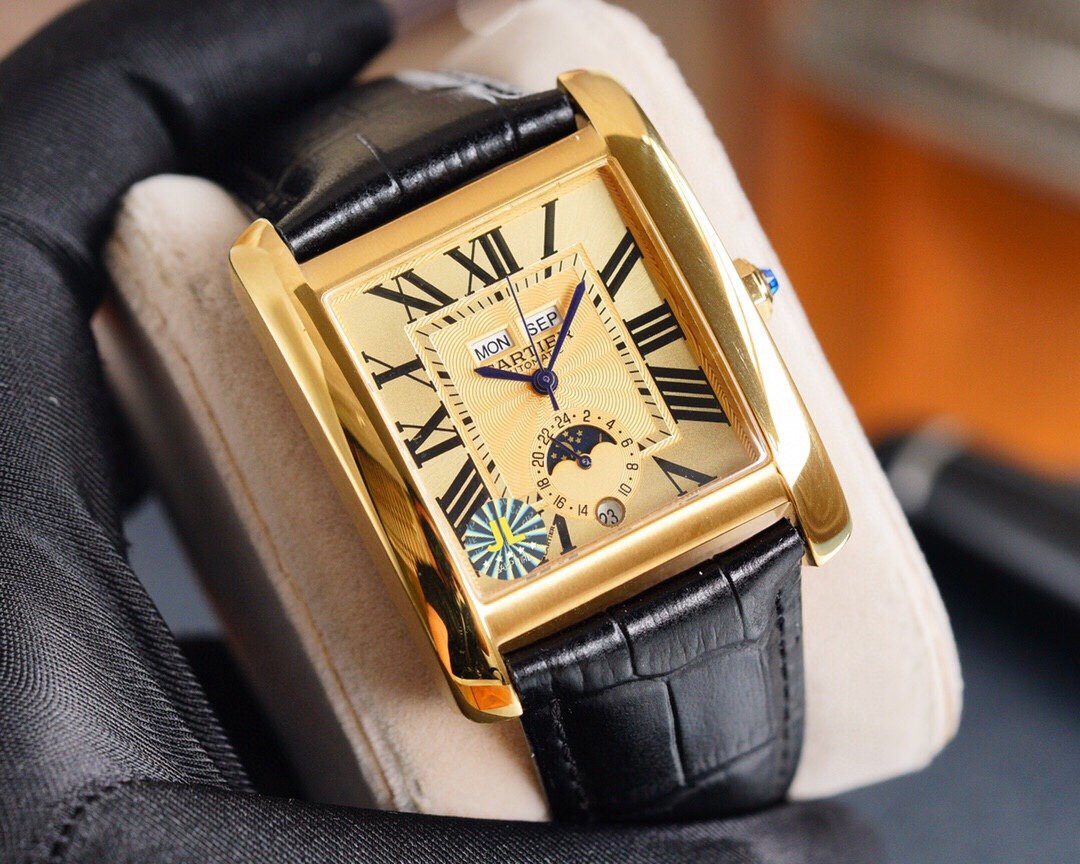 Panthere De Cartie Quartz Pink Gold Case