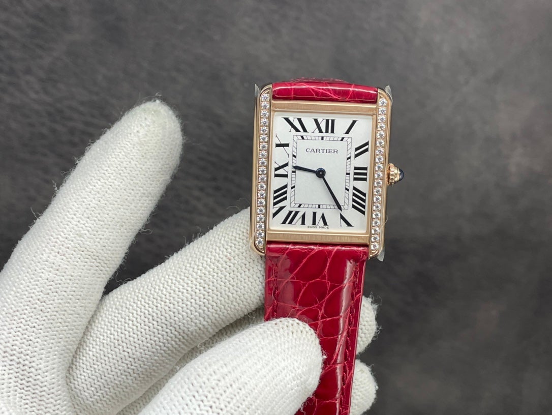 Panthere De Cartie Quartz Pink Gold Case