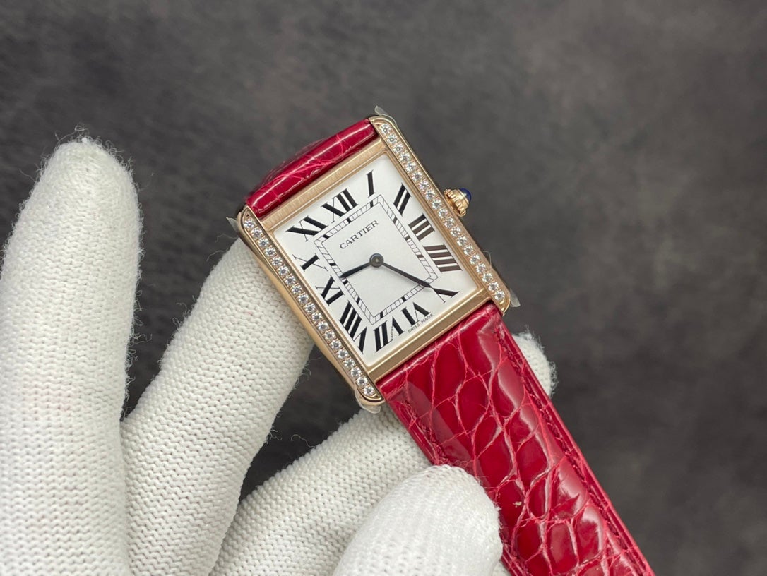 Panthere De Cartie Quartz Pink Gold Case