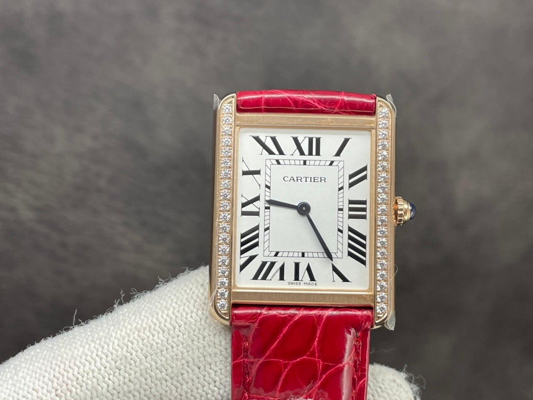 Panthere De Cartie Quartz Pink Gold Case