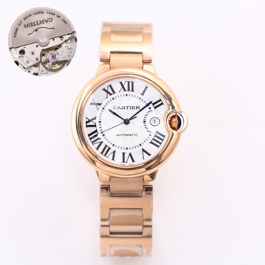 Panthere De Cartie Quartz Pink Gold Case