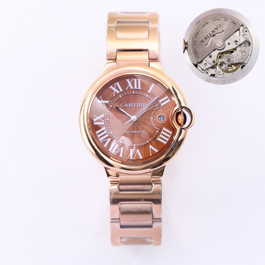 Panthere De Cartie Quartz Pink Gold Case