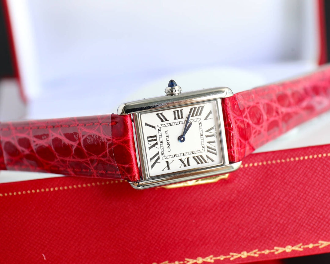 Panthere De Cartie Quartz Pink Gold Case